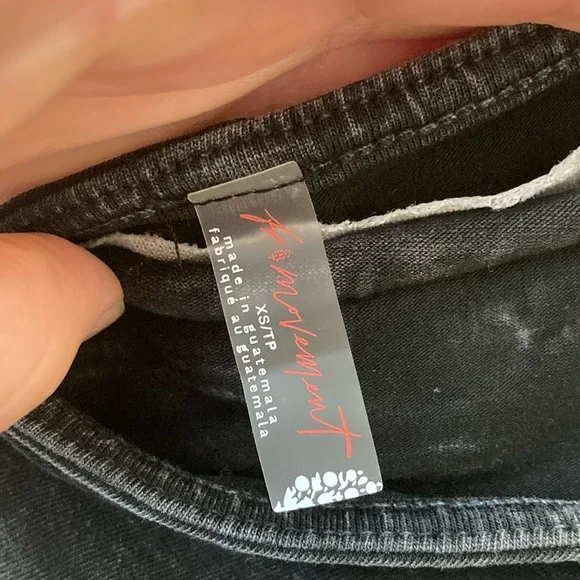 FP Movement by Free People Charcoal Hot Shot Halter Romper XS NWOT - Picture 6 of 6